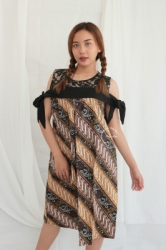 MAMA HAMIL Sabrina Dress Baju Batik Hamil Menyusui Remaja Wanita Murah Cantik Lucu   BTK 151 12  large